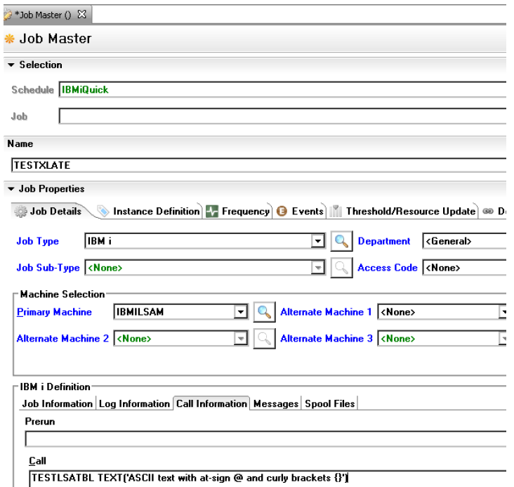 LSAM Command TESTLSATBL Used in OpCon Job Master LSAM Command TESTLSATBL Used in OpCon Job Master