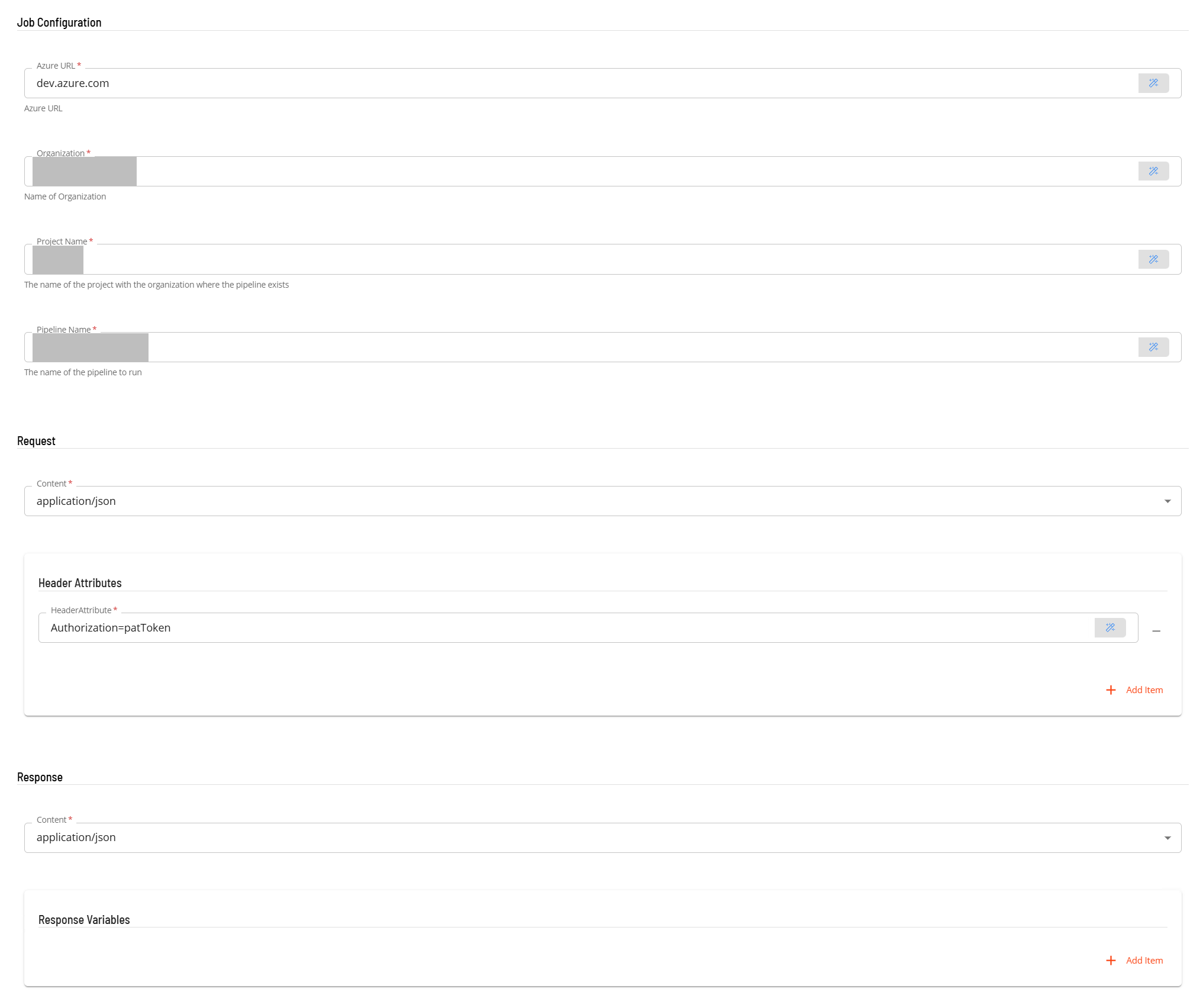 Defining a RunDevOpsPipeline Master Job
