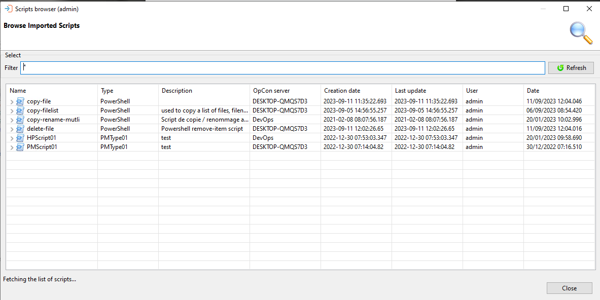Browse Script Definition Image