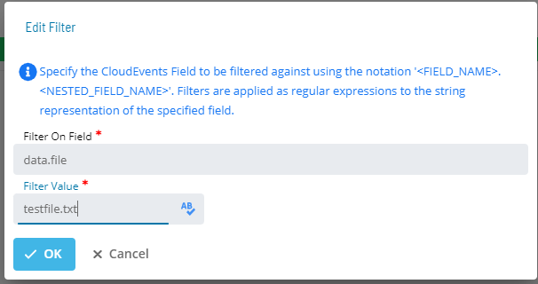 Filter Type Upload File