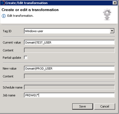 Transformation Editor Image