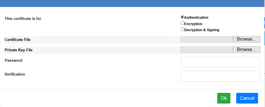 Import Certificates