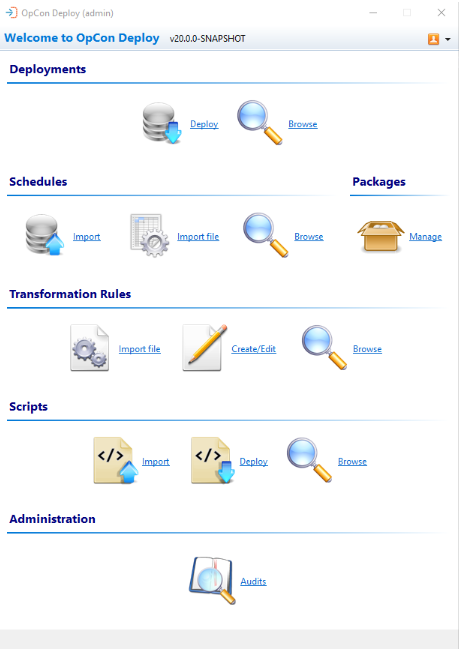 Non Admin Main Screen Image
