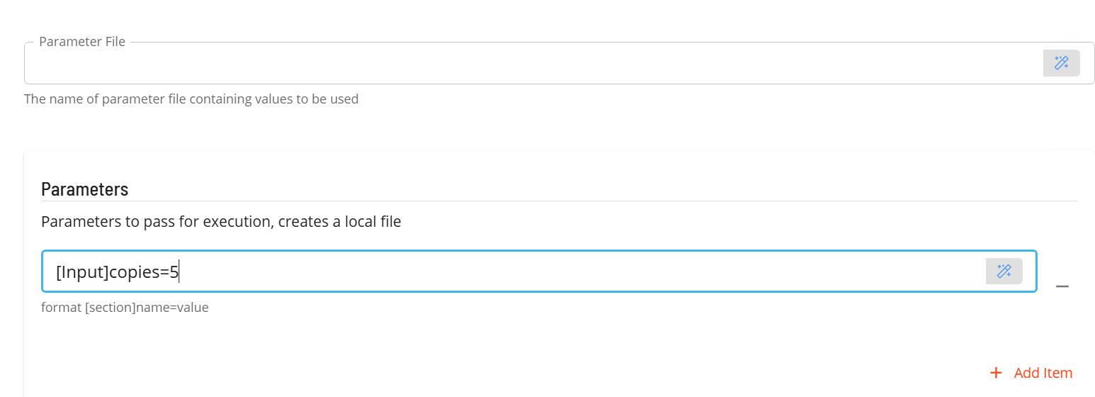 Solution Manager Master Jobs page showing the Informatica task parameter configuration