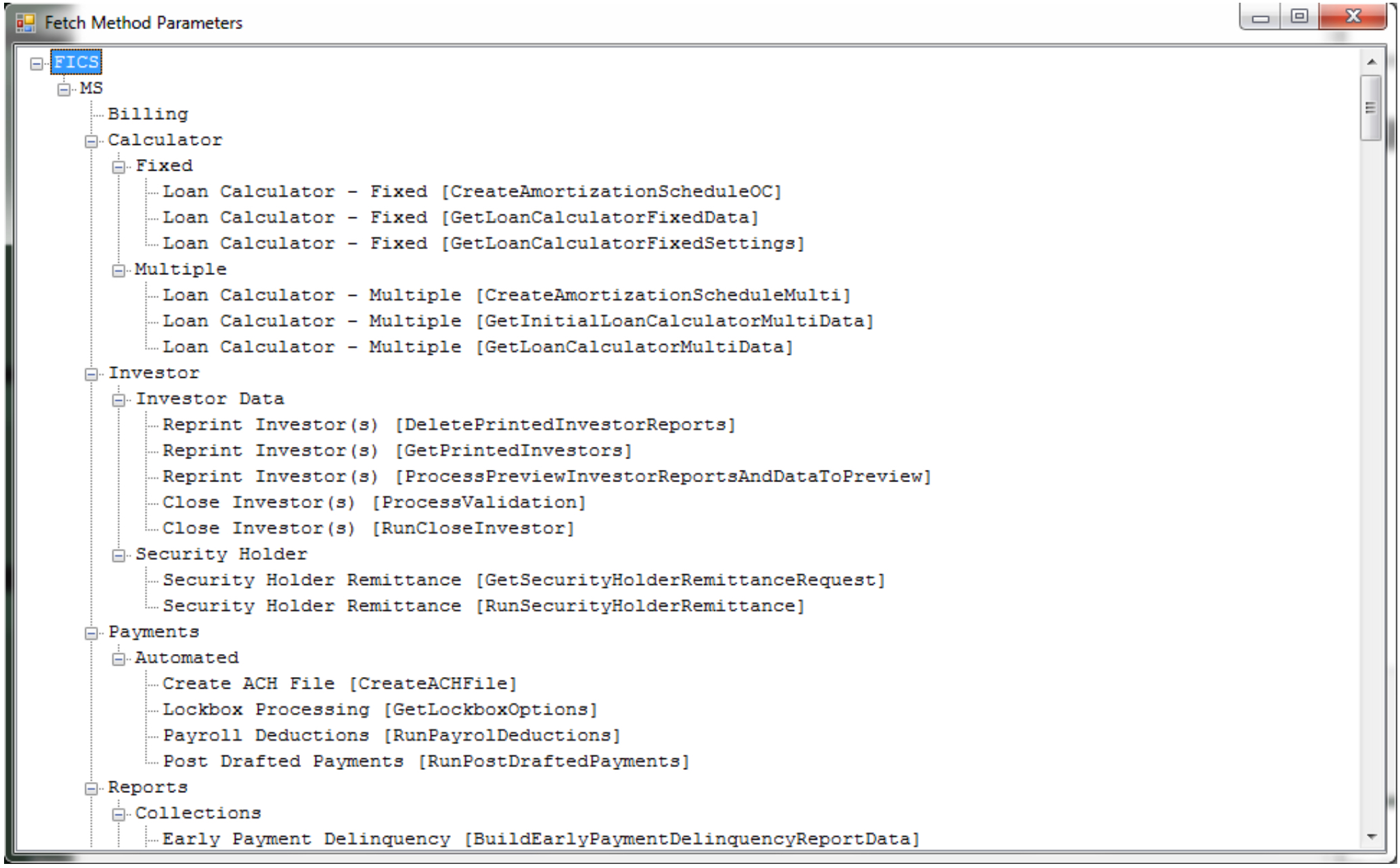 SMAFICSTemplateEditor method selection