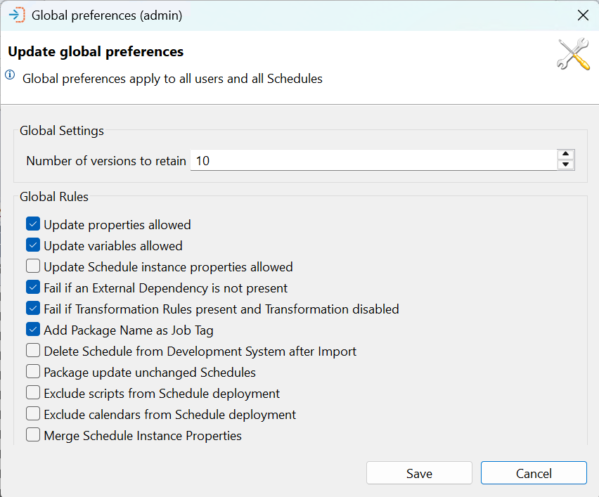 Update Global Preferences Image